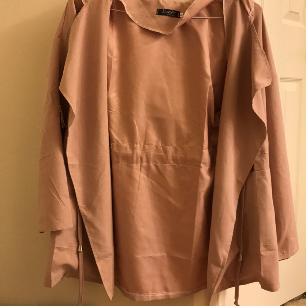 pink jacket